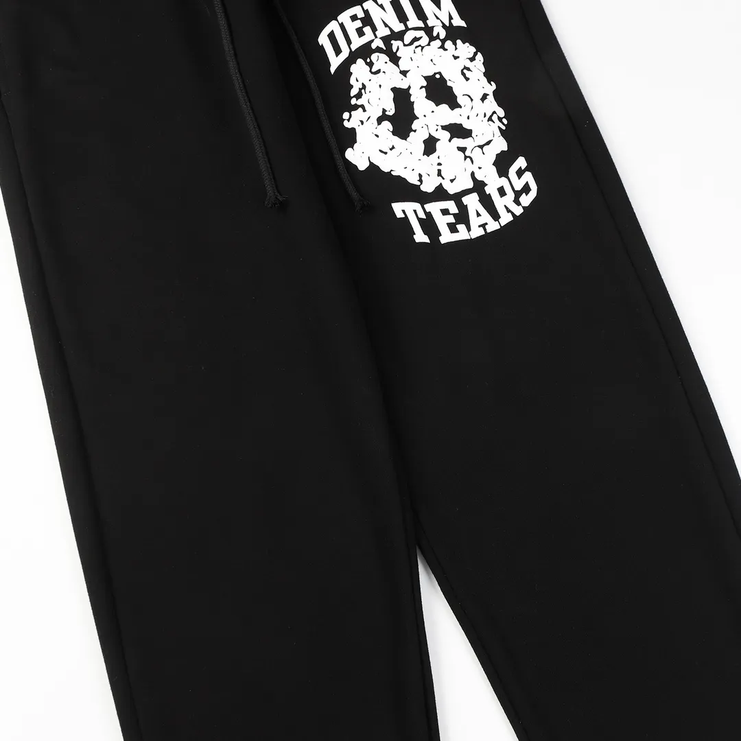 DENIM TEARS new kapok trousers model number: D240P170 color: black gray red dark gray green code number: S M L XL